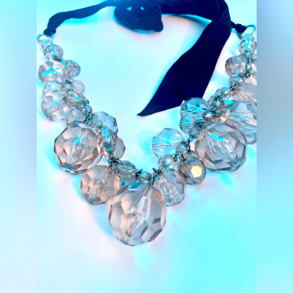 Stunning & Unique Bubble Bead Crystal Ball Necklace